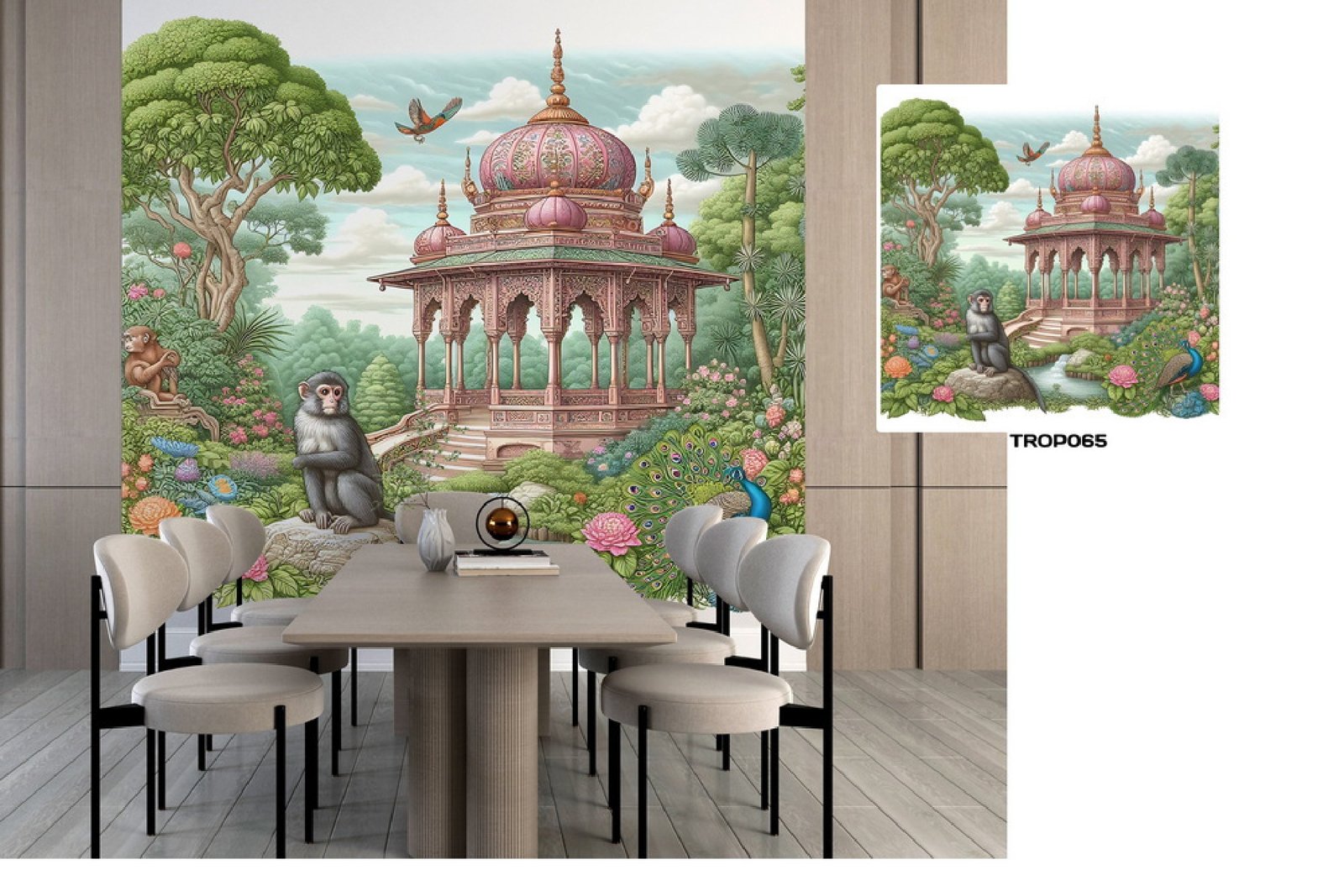 Wallpaper in a living space